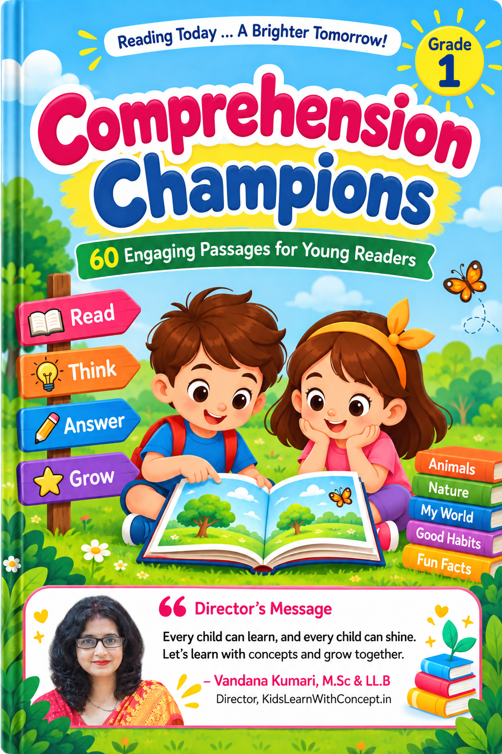 Comprehension Champions Grade 1 — printable e-book cover